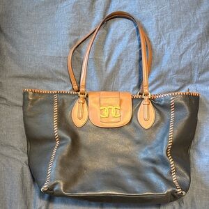 Ted Baker London Black and Brown Tote